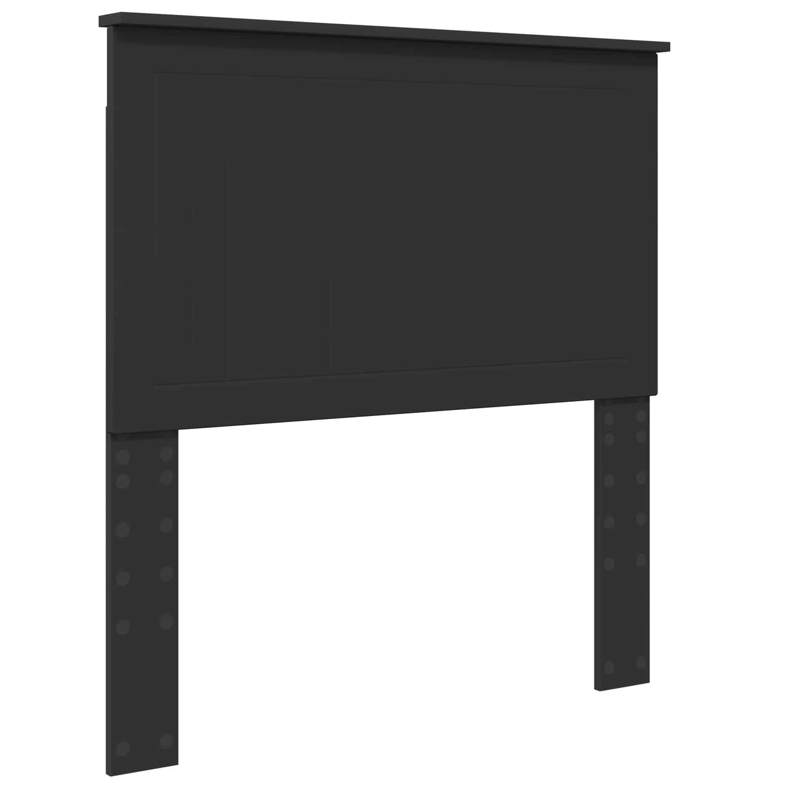Letto con Contenitore Nero 90 x 190 cm Legno multistrato 3411251