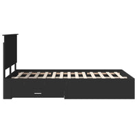 Struttura del letto Nero 120 x 190 cm Legno multistrato 3411333