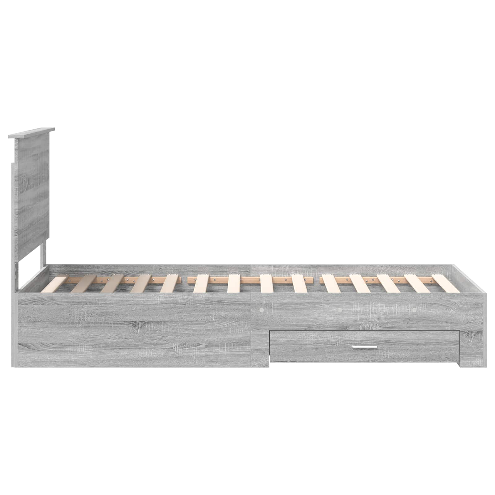 Struttura del letto Grigio Sonoma 90 x 200 cm Legno multistrato 3411355