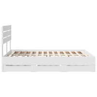 Struttura del letto Bianco 140 x 200 cm Legno Ingegnerizzato 3411504