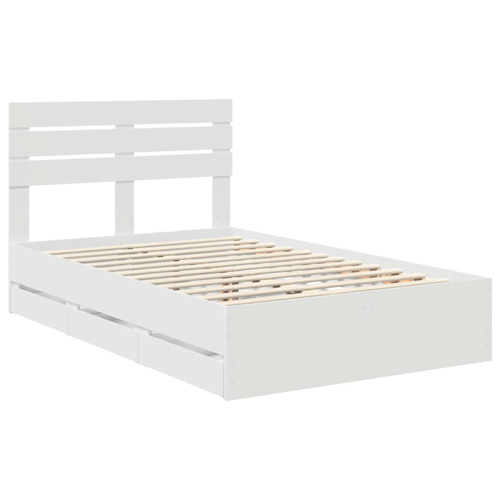 Struttura del letto Bianco 120 x 200 cm Legno Ingegnerizzato 3411514