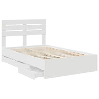 Struttura del letto Bianco 120 x 200 cm Legno Ingegnerizzato 3411514