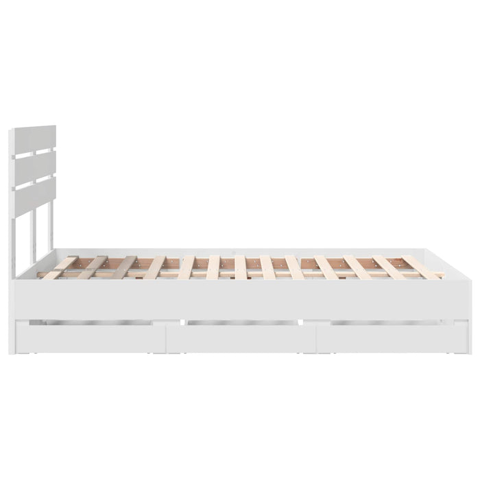 Struttura del letto Bianco 120 x 200 cm Legno Ingegnerizzato 3411514