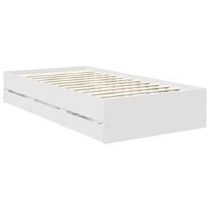 Struttura del letto Bianco 90 x 190 cm Legno Ingegnerizzato 3411529