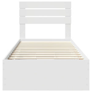 Struttura del letto Bianco 90 x 190 cm Legno Ingegnerizzato 3411529