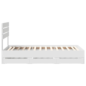 Struttura del letto Bianco 90 x 190 cm Legno Ingegnerizzato 3411529