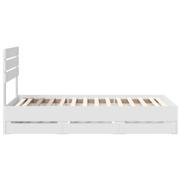 Struttura del letto Bianco 90 x 190 cm Legno Ingegnerizzato 3411529