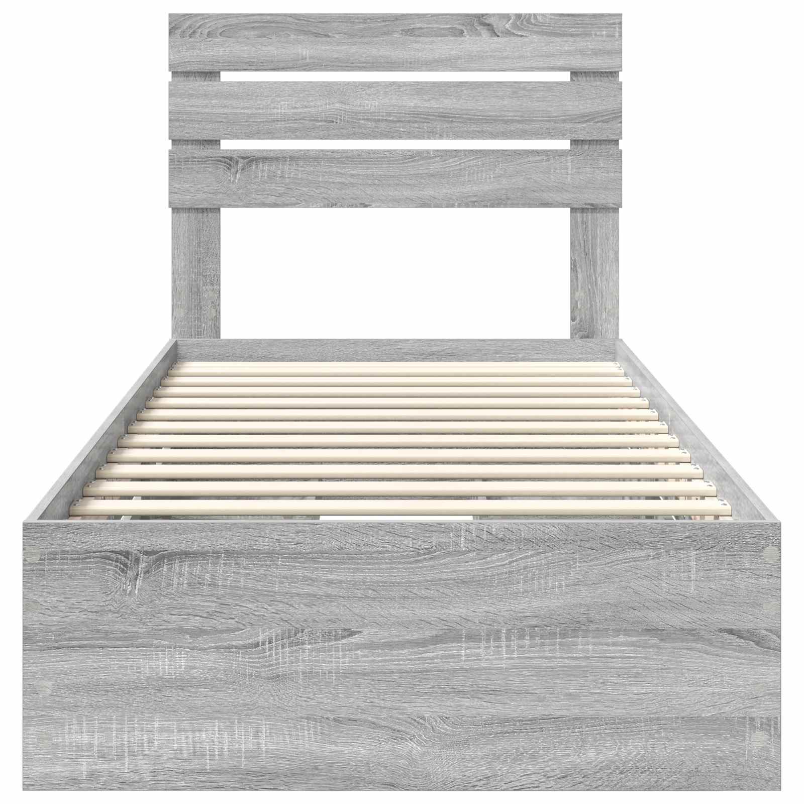Struttura del letto con cassetto Grigio Sonoma 90 x 190 cm 3411533