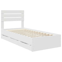 Struttura del letto Bianco 90 x 200 cm Legno Ingegnerizzato 3411534