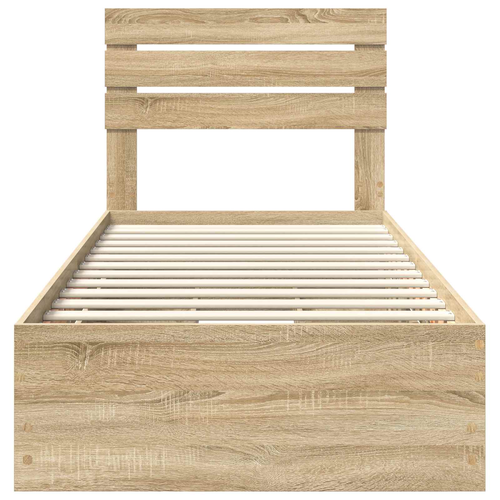 Struttura del letto con cassetto Rovere Sonoma 90 x 200 cm 3411535