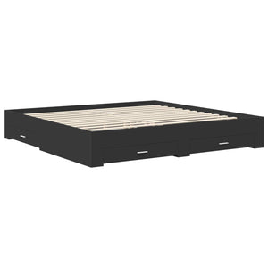 Struttura del letto con cassetto con testiera-Letto con Cassetti e Testiera Legno multistrato 101249