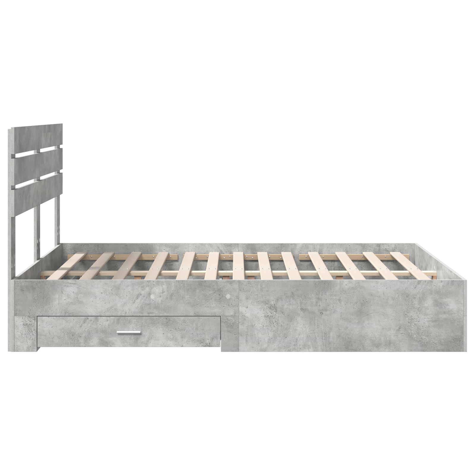 Struttura del letto con cassetto con testiera-Letto con Cassetti e Testiera Legno multistrato 230137