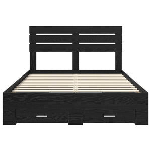 Struttura del letto con cassetto con testiera-Letto con Cassetti e Testiera Legno multistrato 648076