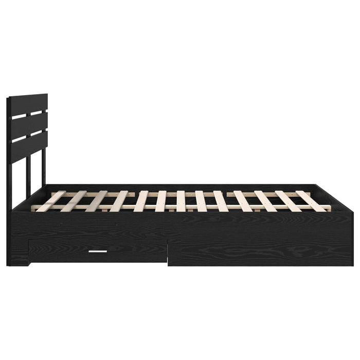 Struttura del letto con cassetto con testiera-Letto con Cassetti e Testiera Legno multistrato 648076