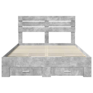 Struttura del letto con cassetto con testiera-Letto con Cassetti e Testiera Legno multistrato 730558