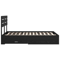 Struttura del letto con cassetto con testiera Legno multistrato 3411668