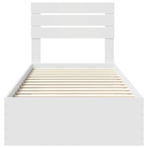 Struttura del letto con cassetto con testiera-Letto con Cassetti e Testiera Legno multistrato 364715