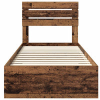 Struttura del letto con cassetto con testiera-Letto con Cassetti e Testiera Legno multistrato 984554