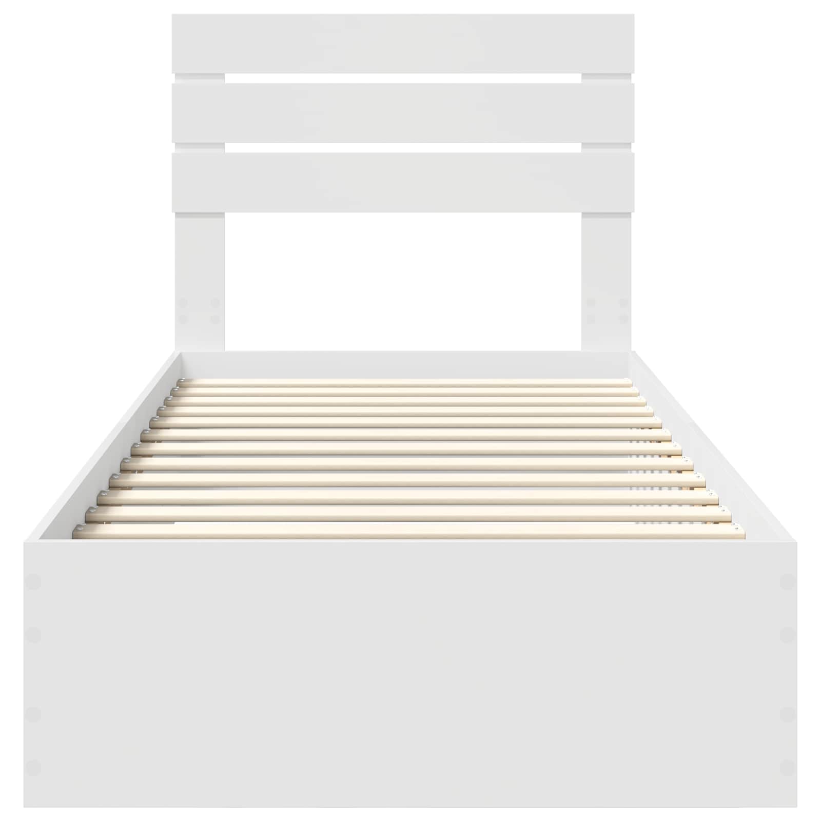 Struttura del letto con cassetto con testiera-Letto con Cassetti e Testiera Legno multistrato 700957