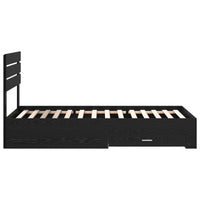 Struttura del letto con cassetto con testiera-Letto con Cassetti e Testiera Legno multistrato 831832