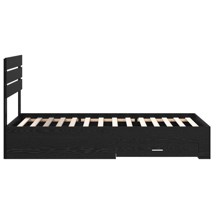 Struttura del letto con cassetto con testiera-Letto con Cassetti e Testiera Legno multistrato 831832