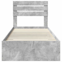 Struttura del letto con cassetto con testiera Legno multistrato 3411694