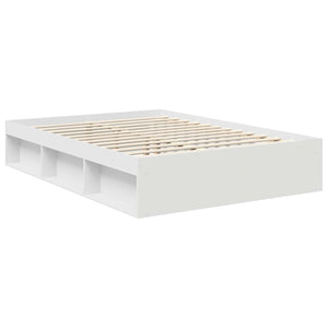 Struttura del letto Bianco 140 x 200 cm Pino massello 3411736