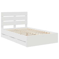 Struttura del letto Bianco 120 x 200 cm Legno Ingegnerizzato 3411843