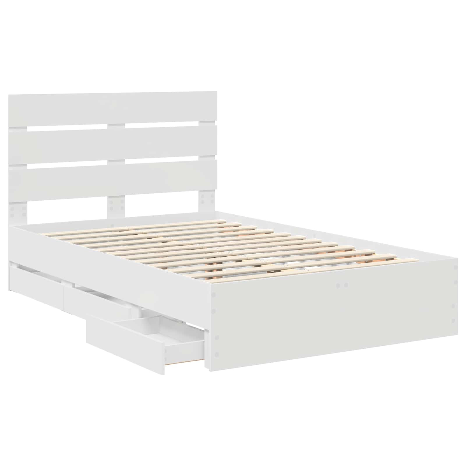 Struttura del letto Bianco 120 x 200 cm Legno Ingegnerizzato 3411843