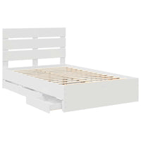 Struttura del letto Bianco 120 x 200 cm Legno Ingegnerizzato 3411843