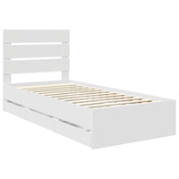 Struttura del letto Bianco 90 x 190 cm Legno Ingegnerizzato 3411858