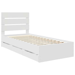 Struttura del letto Bianco 90 x 190 cm Legno Ingegnerizzato 3411858