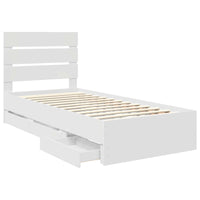 Struttura del letto Bianco 90 x 200 cm Legno Ingegnerizzato 3411863