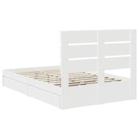 Letto con Contenitore Bianco 120 x 200 cm Legno multistrato 3411908