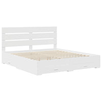 Struttura del letto Bianco 180 x 200 cm Legno multistrato 3411943