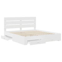 Struttura del letto Bianco 180 x 200 cm Legno multistrato 3411943