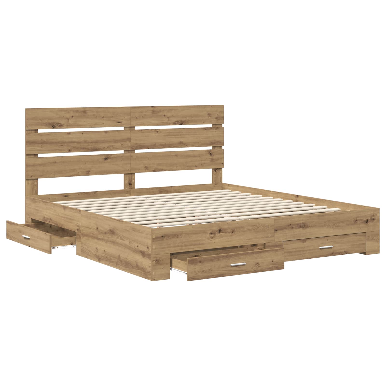 Struttura del letto Rovere artigianale 180 x 200 cm 3411950