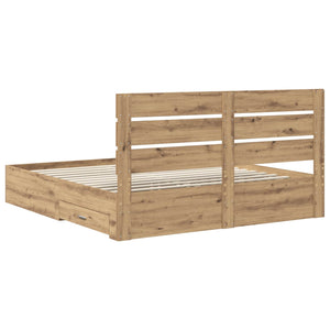 Struttura del letto Rovere artigianale 180 x 200 cm 3411950