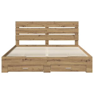 Struttura del letto Rovere artigianale 180 x 200 cm 3411950