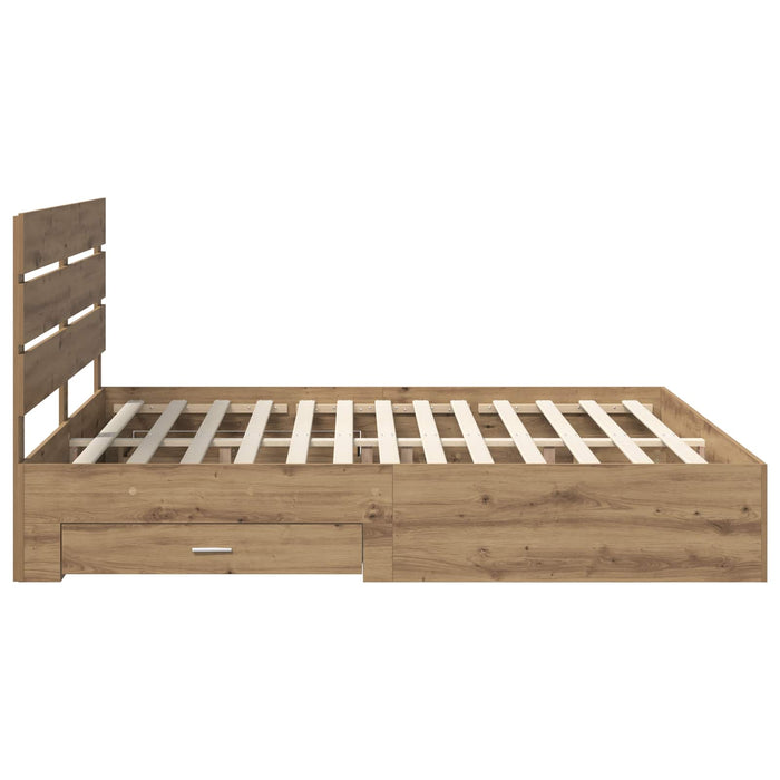 Struttura del letto Rovere artigianale 180 x 200 cm 3411950