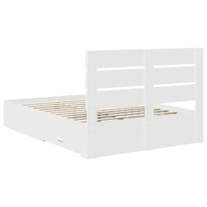 Struttura del letto Bianco 160 x 200 cm Legno multistrato 3411951