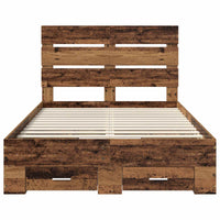 Struttura del letto con cassetto Legno vecchio 135 x 190 cm 3411986