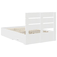 Struttura del letto Bianco 120 x 190 cm Legno multistrato 3411996