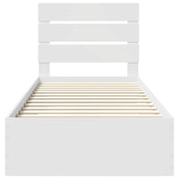 Struttura del letto Bianco 90 x 190 cm Legno multistrato 3412020