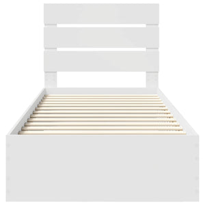 Struttura del letto Bianco 90 x 190 cm Legno multistrato 3412020