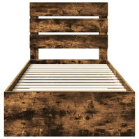 Struttura del letto Rovere fumé 90 x 190 cm Legno multistrato 3412024