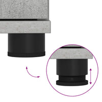 Panca per ingresso con cuscino Grigio cemento 60 x 38 x 46 cm 891451