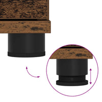 Panca per ingresso con cuscino Legno vecchio 60 x 38 x 46 cm 891454