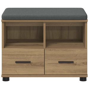 Panca per ingresso Rovere artigianale 60 x 38 x 46 cm 891455