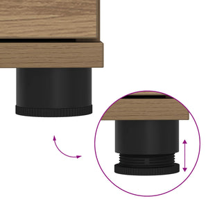 Panca per ingresso Rovere artigianale 60 x 38 x 46 cm 891455